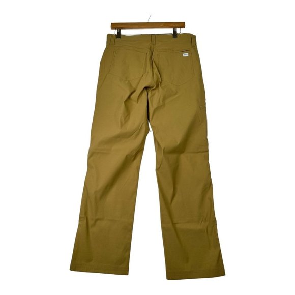 New Mens Orvis Tech Water Repellant Pant size 32 X29 Antique Bronze Tan Color - Picture 7 of 10